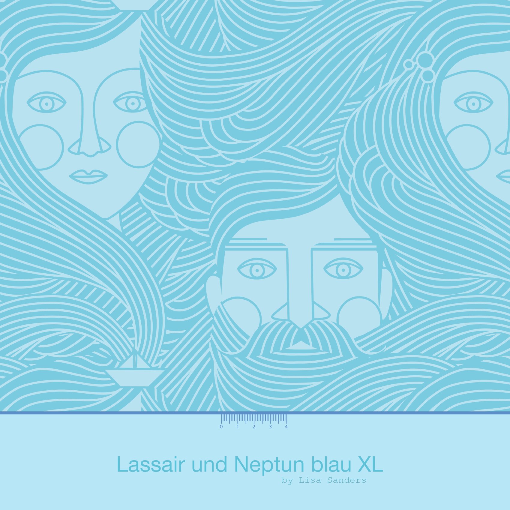 Lassair und Neptun Blau XL 