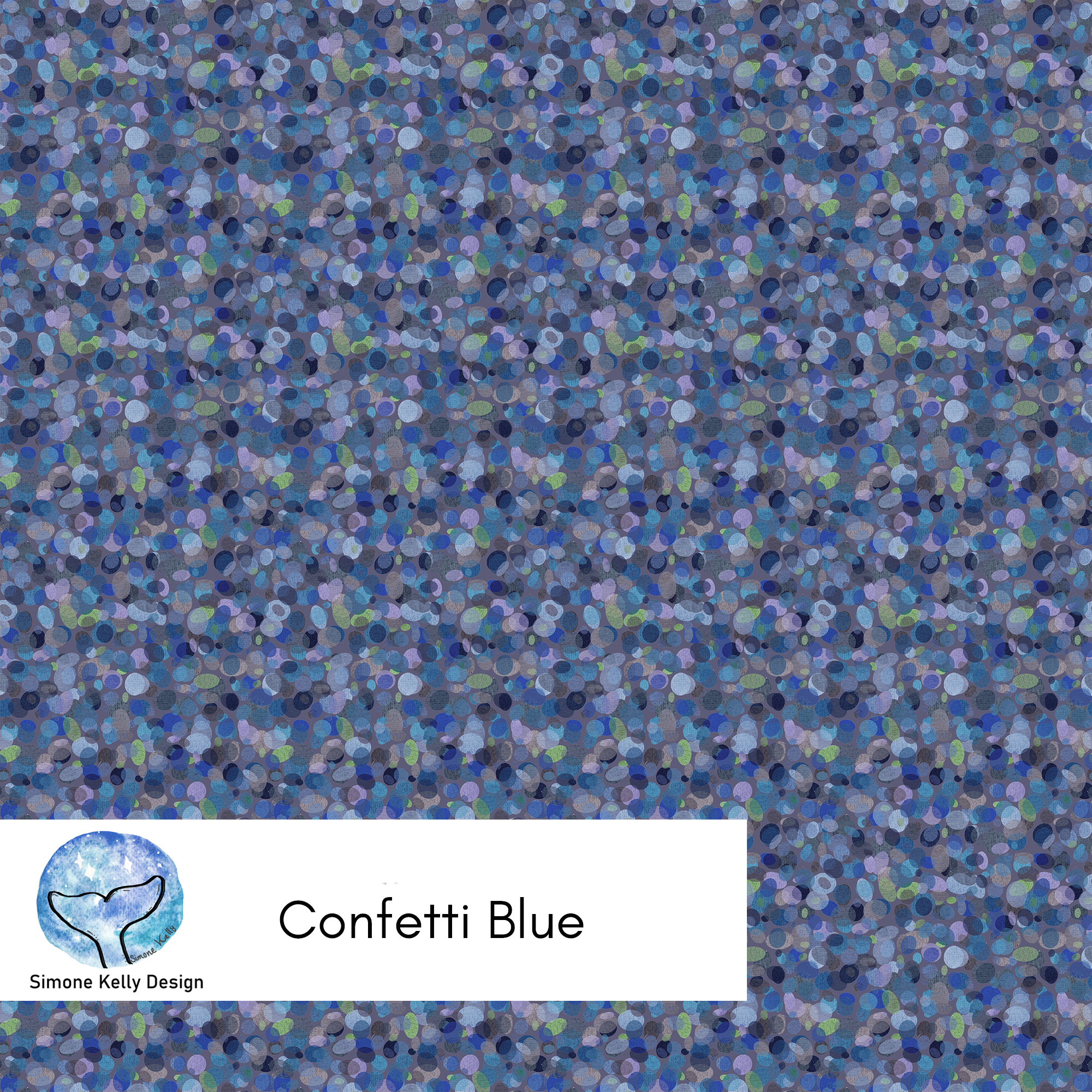 Confetti Blue