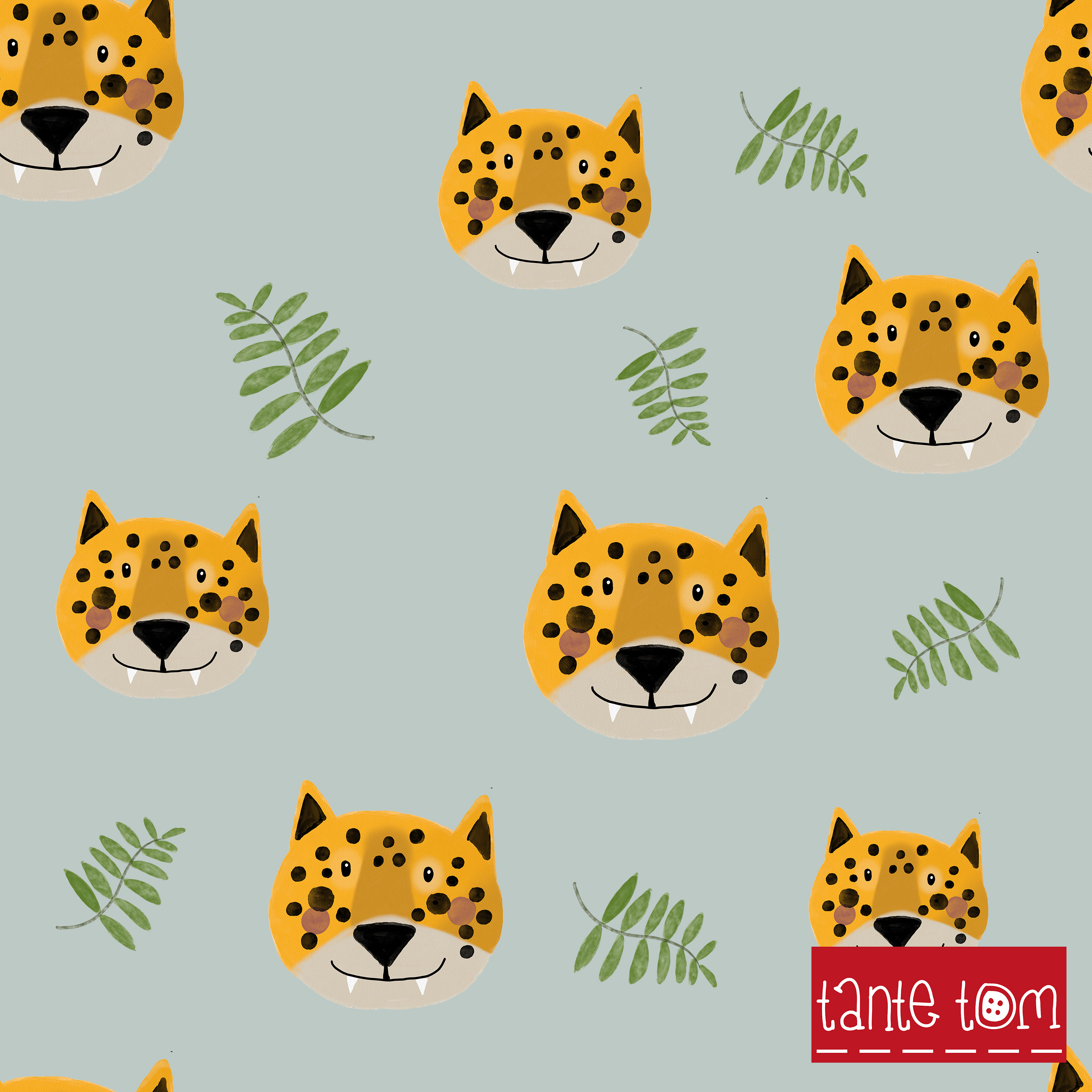 Leon Leopard Grün 