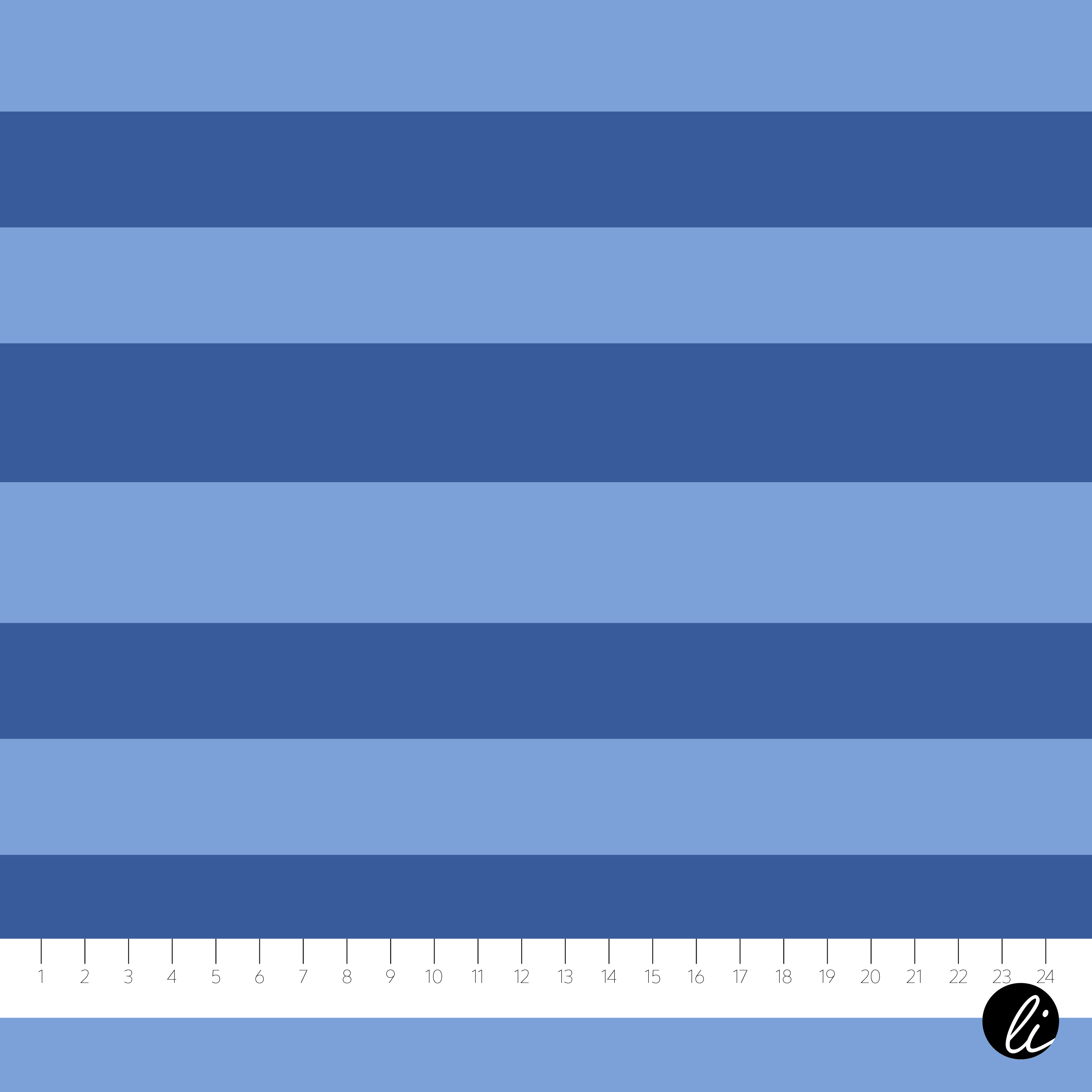 Bio Webware Stoff  -  Tierische Helden Kombi Streifen  - AndreaLiesert, blau, Streifen, 100% Bio-Baumwolle