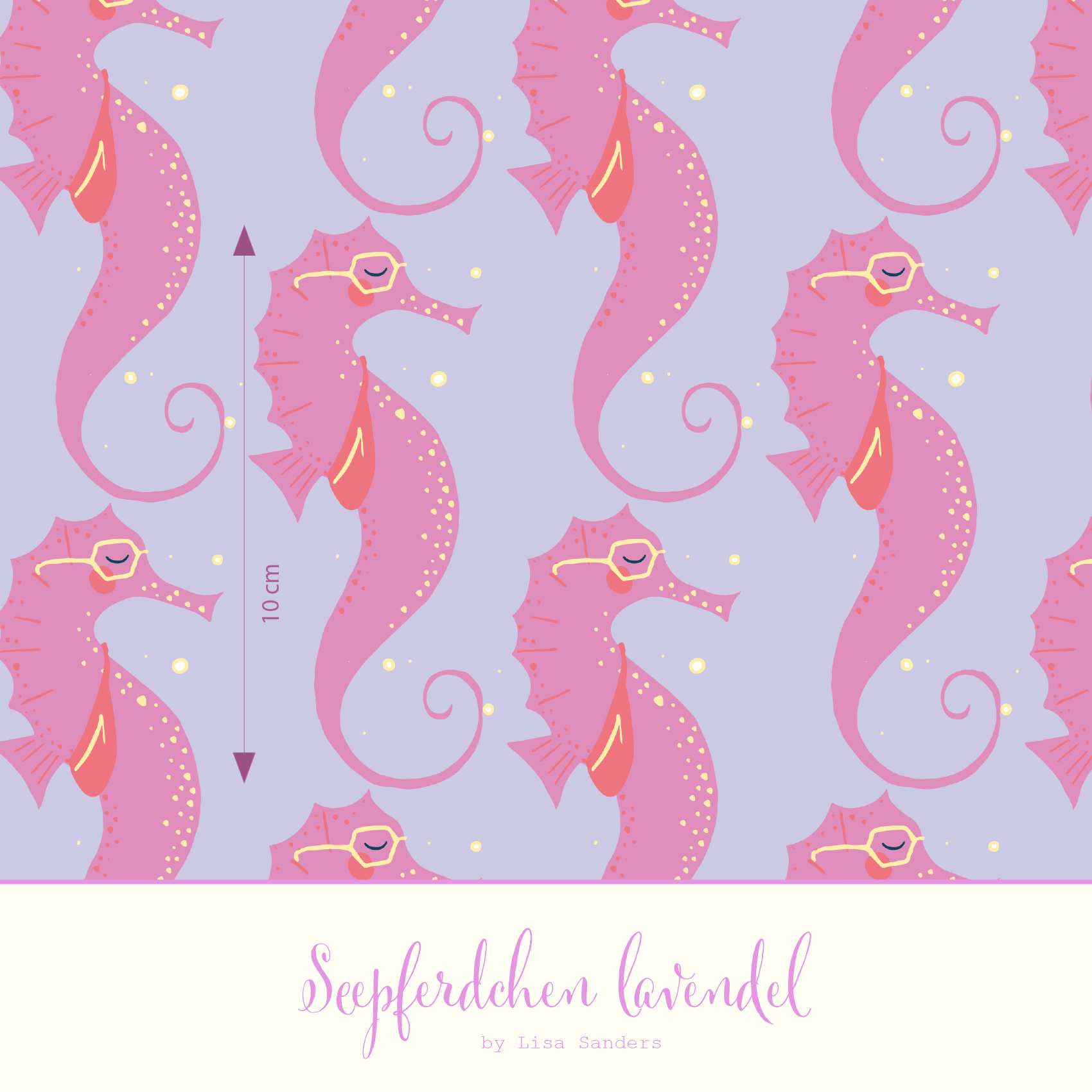 Seepferdchen Lavendel