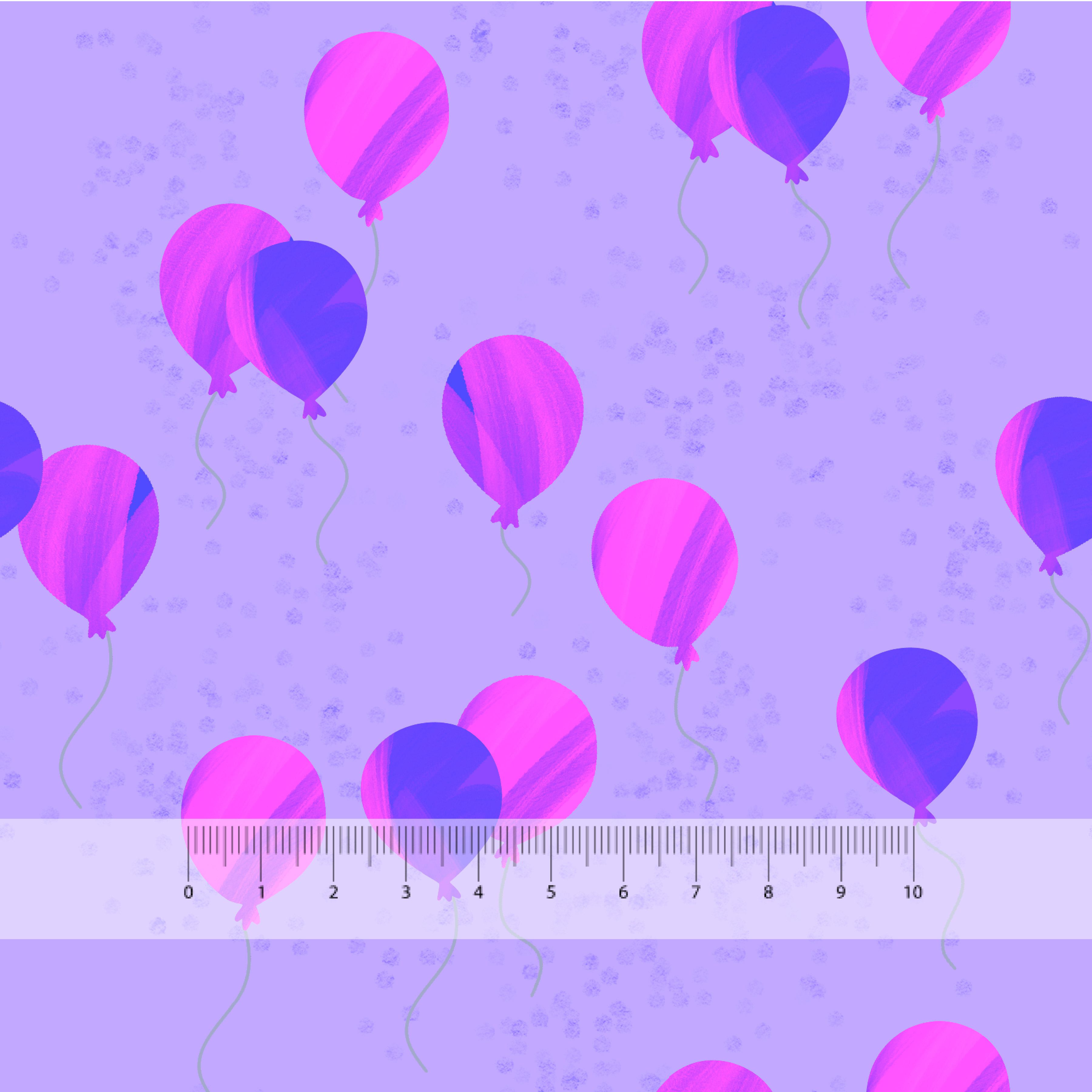 Luftballons Lila