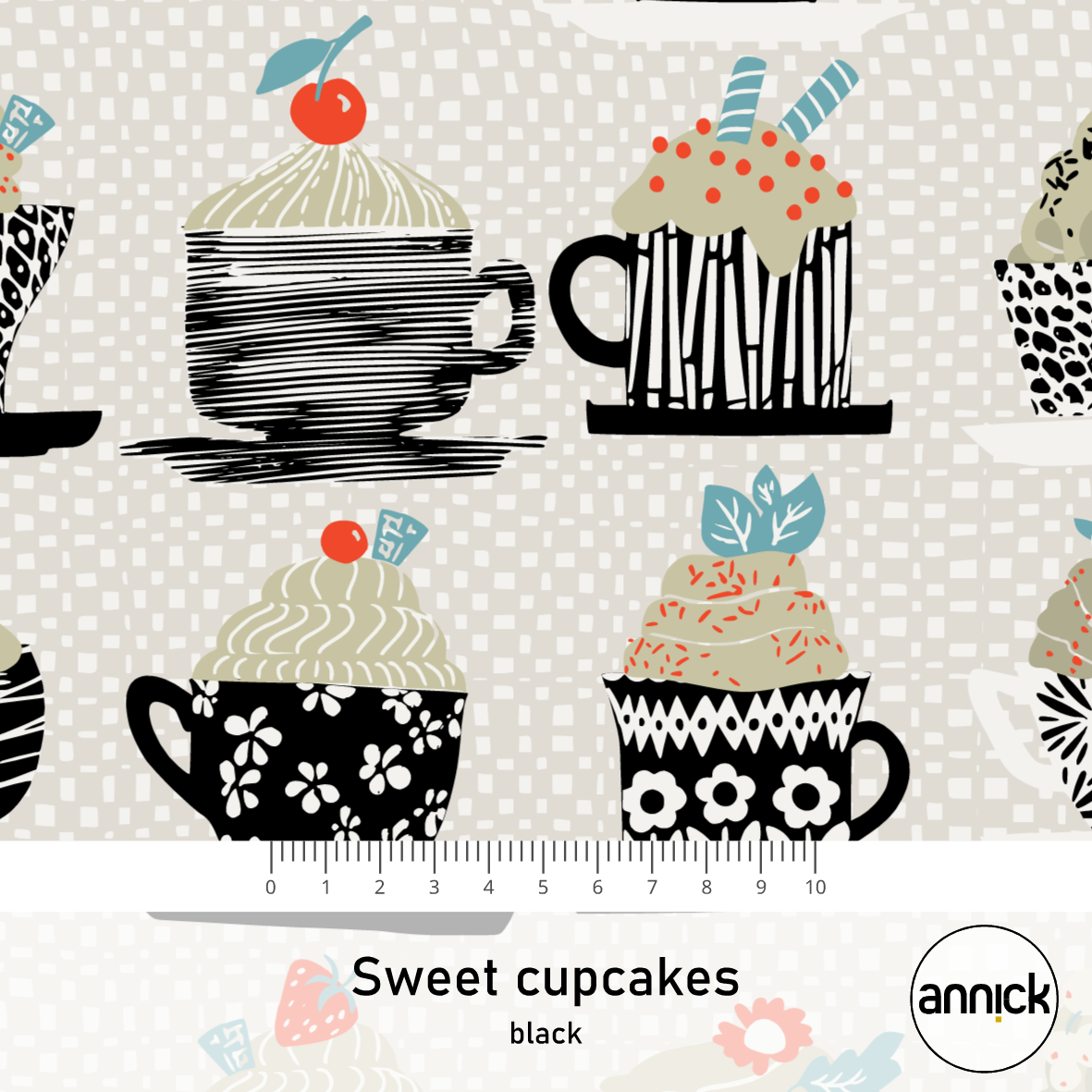 Sweet Cupcakes Black
